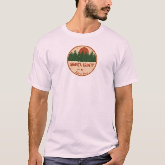 Shasta-Trinity National Forest T-shirt (Voorkant)