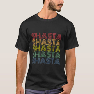 Shasta Wordmark Patroon Stijl T-shirt