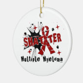 Shatter Multiple Myeloma Keramisch Ornament (Links)