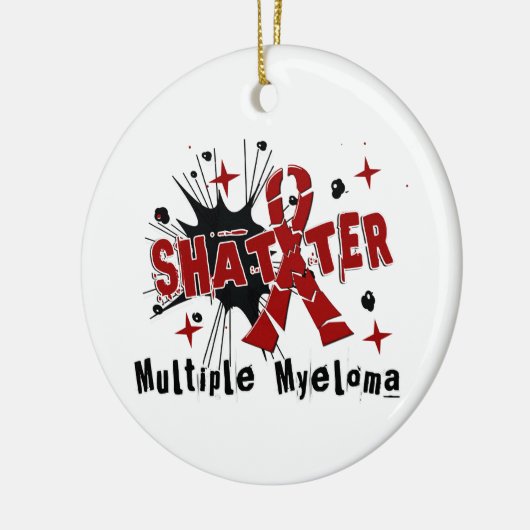 Shatter Multiple Myeloma Keramisch Ornament (Links)