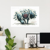 Shatter Rock Poster (Thuiskantoor)