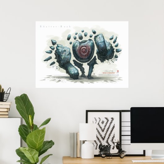 Shatter Rock Poster (Thuiskantoor)