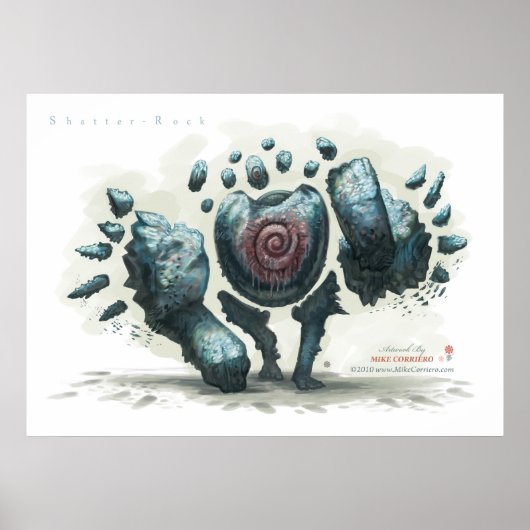 Shatter Rock Poster (Voorkant)