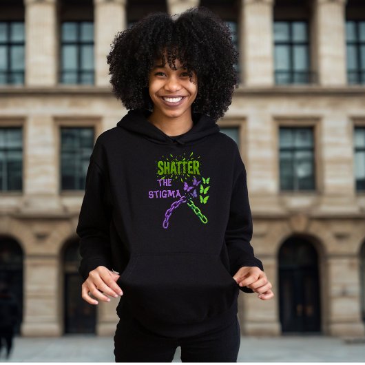 Shatter the Stigma - Mentale Gezondheid Hoodie