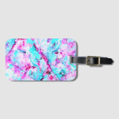 Shattered Blossom Een kleurrijk lichtontwerp Bagagelabel (Voorkant (horizontaal))