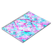 Shattered Blossom Een kleurrijk lichtontwerp Notitieboek (Linkerzijde)