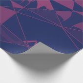 Shattered Blue Red Cadeaupapier (Hoek)