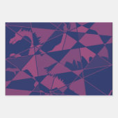 Shattered Blue Red Chinese dragon Inpakpapier Vel (Voorkant)