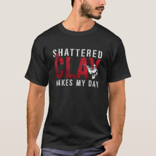 Shattered Clay maakt mijn sportieve klei shooter C T-shirt