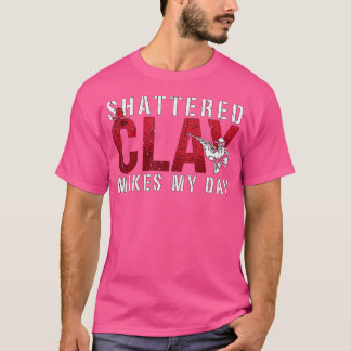 Shattered Clay maakt mijn sportieve klei shooter C T-shirt