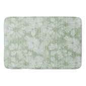 Shattered Daisy Textured Pattern in Lime Green Badmat (Voorkant)