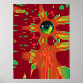 Shattered Dreamer Ken Gage Surrealist Poster