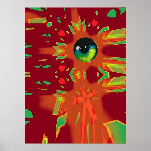 Shattered Dreamer Ken Gage Surrealist Poster (Voorkant)