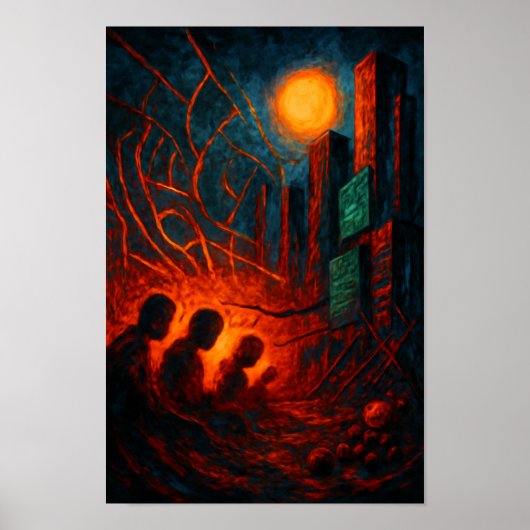 Shattered Eden: The Cruelty of Tomorrow Poster (Voorkant)