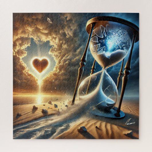 Shattered Hourglass: een surrealistische puzzel va (Verticaal)