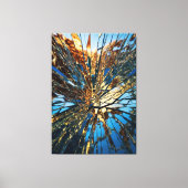 Shattered Mirror Canvas – Surrealistische Abstract (Voorkant)