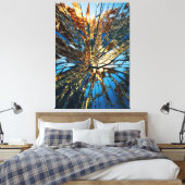 Shattered Mirror Canvas – Surrealistische Abstract (Insitu (Slaapkamer))
