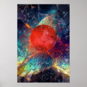 Shattered Moon-Poster Poster (Voorkant)