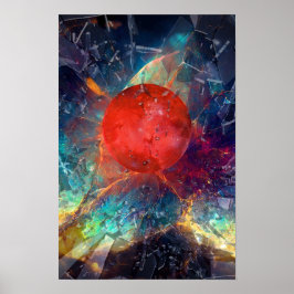 Shattered Moon-Poster Poster