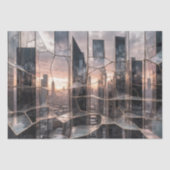 Shattered New York Skyline - Decoupage - Tissuepapier (Voorkant)