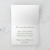 "Shattered Past" Kerstkaart Kaart (Binnen)