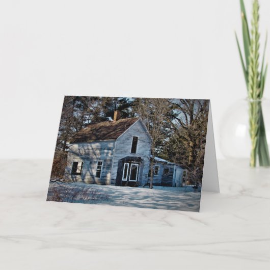 "Shattered Past" Kerstkaart Kaart (Voorkant)