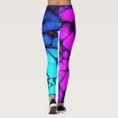Shattered Prism: Levendige Abstracte Leggings (Achterkant)
