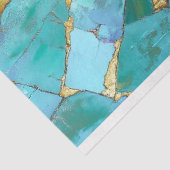 Shattered Queen Abstracte Kunst Vrouwen Geschieden Tissuepapier (Detail)