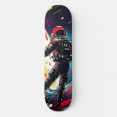 Shattered Reality - Artistiek Astronaut Persoonlijk Skateboard (Voorkant)
