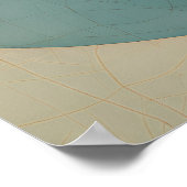 Shattered Serenity: Geometric Abstract Portrait Poster (Hoek)