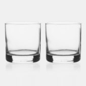 Shattered Spirits: Whiskey Glass met een massage Whisky Glas (Rechts)