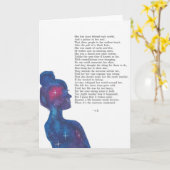 Shattered Starlight Greeting Card Kaart (Gele Bloem)