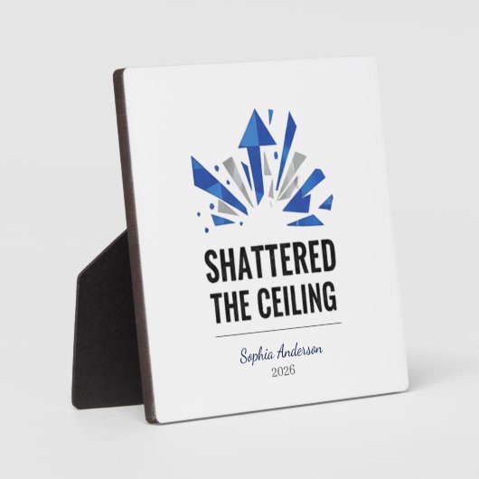 Shattered The Ceiling | Personalized Fotoplaat (Voorkant)