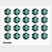 ShatterLinez Gear 53 Ronde Sticker (Vel)