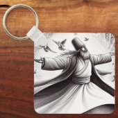 Shatterproof Dance: Rumi Quote Sleutelhanger (Voorkant)