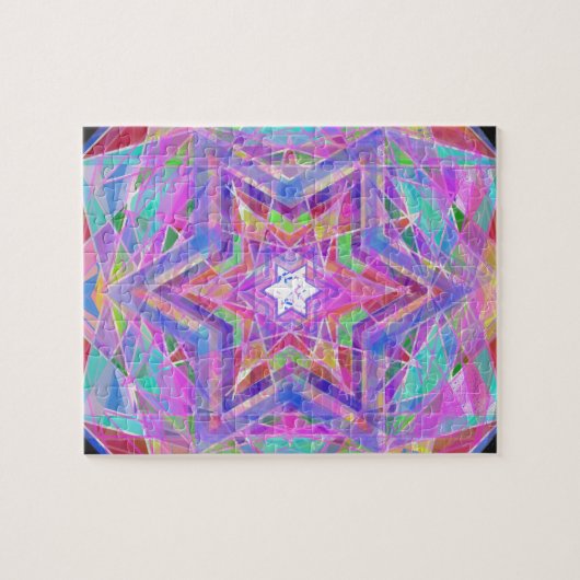 Shatters kristalster. legpuzzel (Horizontaal)