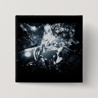 Shattersfeer Vierkante Button 5,1 Cm