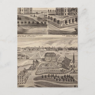 Shattuck School, Faribault Willis Hall, Minnesota Briefkaart