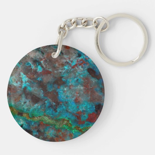 Shattuckite Sleutelhanger (Achterkant)