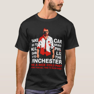 Shaun of the Dead - Ga naar de Winchester en wacht T-shirt