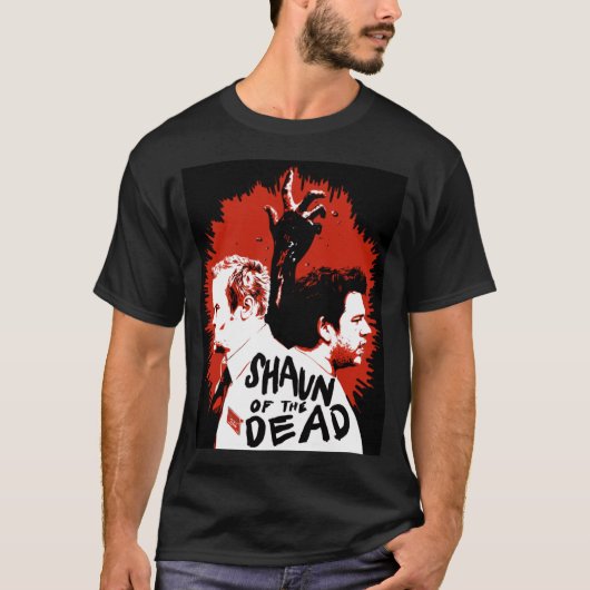 Shaun of the dead Poster funny friend T-shirt (Voorkant)