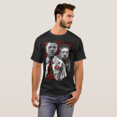 Shaun Ofhe Dode vriend retro T-shirt (Voorkant volledig)