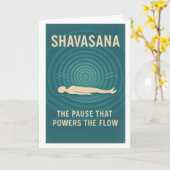 Shavasana Kaart (Gele Bloem)