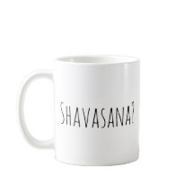 Shavasana? Kind: Koffie is altijd een optie