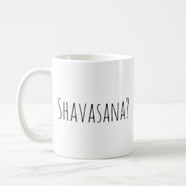 Shavasana? Kind: Koffie is altijd een optie Koffiemok