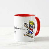 Shave en een haar knippen twee bits. Barberse Mok (Voorkant rechts)