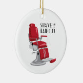 Shave & Haircut Keramisch Ornament (Rechts)