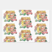 Shave Ice Mele Kalikimaka Inpakpapier Vel (Voorkant)