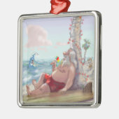 sHaVe IcE sAnTa Metalen Ornament (Links)