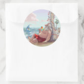 sHaVe IcE sAnTa Ronde Sticker (Tas)